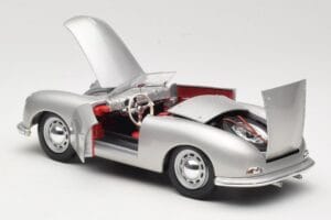 Porsche No. 1 Typ 356 Roadster Silver Maisto 1:18 50324 Metall — bild 5 av 8