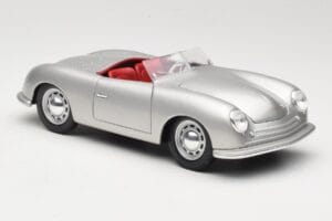 Porsche No. 1 Typ 356 Roadster Silver Maisto 1:18 50324 Metall — bild 6 av 8