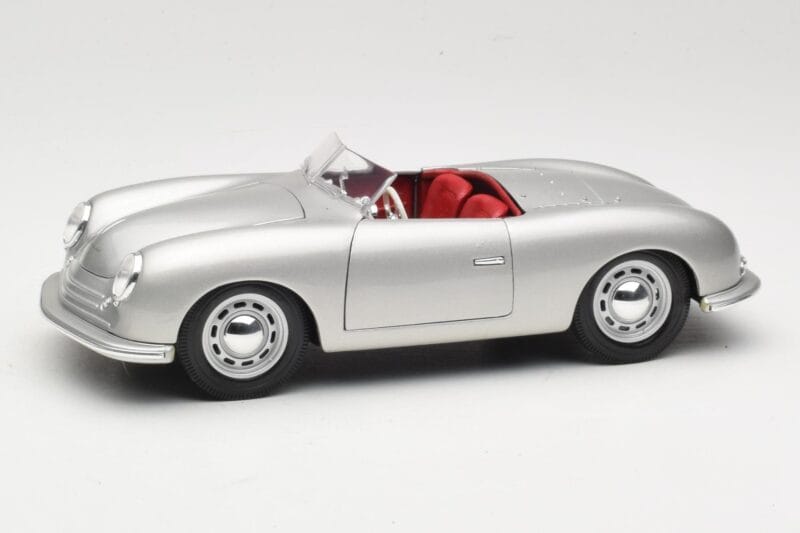 Porsche No. 1 Typ 356 Roadster Silver Maisto 1:18 50324 Metall