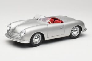 Porsche No. 1 356 Roadster Fish Silver Maisto 1:18 31853 Metall