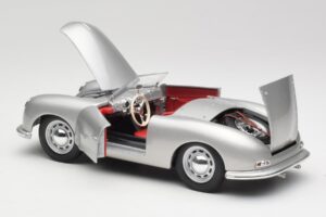 Porsche No. 1 356 Roadster Fish Silver Maisto 1:18 31853 Metall — bild 5 av 8