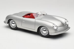 Porsche No. 1 356 Roadster Fish Silver Maisto 1:18 31853 Metall — bild 6 av 8