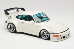 Porsche RWB 911 964 Flat Nose Grand Prix White GT Spirit 1:18 GT506 Resin — bild 4 av 6