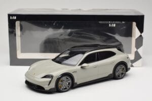 Porsche Taycan Cross Turismo Turbo S Chalk Grey Minichamps 1:18 155069302 Metall — bild 6 av 6