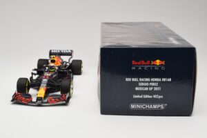Red Bull Racing Honda RB16B #11 S. Perez Mexican GP 2021 Minichamps 1:18 110211911 Metall — bild 6 av 6