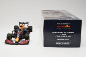 Red Bull Racing RB16 #23 A. Albon 4th Place Styrian GP 2020 Minichamps 1:18 110200223 Metall — bild 6 av 6