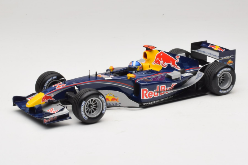 Red Bull RB1 Cosworth #14 D. Coulthard Red Bull Racing Showcar 2005 Minichamps 1:18 100050014 Metall
