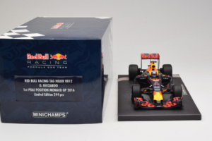 Red Bull RB12 Tag Heuer #3 D. Ricciardo Red Bull Racing 1st Pole Monaco Grand Prix 2016 Minichamps 1:18 117160103 Resin — bild 6 av 7