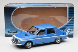 Renault 12 Gordini Blå Solido 1:18 8188 Metall — bild 8 av 8
