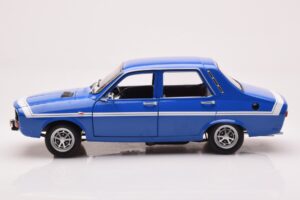 Renault 12 Gordini Utan Stötfångare Bleu de France Norev 1:18 185248 Metall — bild 4 av 8