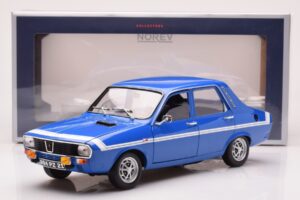 Renault 12 Gordini Utan Stötfångare Bleu de France Norev 1:18 185248 Metall — bild 8 av 8