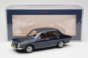 Renault 12 TS Mörkblå Norev 1:18 185214 Metall — bild 8 av 8