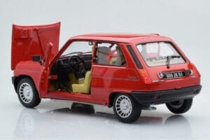 Renault 5 Alpine Turbo Röd Norev 1:18 185243 Metall — bild 3 av 8