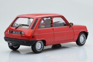 Renault 5 Alpine Turbo Röd Norev 1:18 185243 Metall — bild 4 av 8