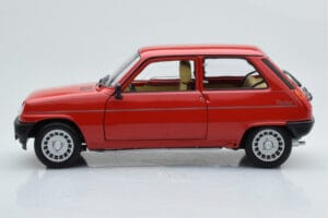 Renault 5 Alpine Turbo Röd Norev 1:18 185243 Metall — bild 5 av 8