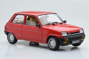 Renault 5 Alpine Turbo Röd Norev 1:18 185243 Metall — bild 6 av 8