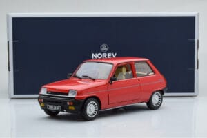 Renault 5 Alpine Turbo Röd Norev 1:18 185243 Metall — bild 8 av 8