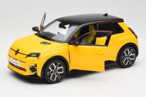 Renault 5 E-Tech Pop Gul & Svart Norev 1:18 185500 Metall — bild 7 av 8