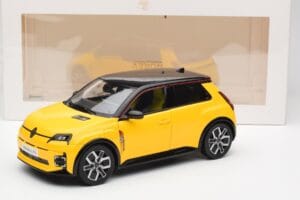 Renault 5 E-Tech Pop Gul & Svart Norev 1:18 185500 Metall — bild 8 av 8