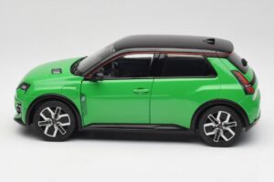 Renault 5 E-Tech Electric Pop Grön & Svart Norev 1:18 185502 Metall — bild 4 av 8