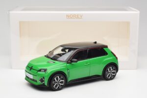 Renault 5 E-Tech Electric Pop Grön & Svart Norev 1:18 185502 Metall — bild 8 av 8
