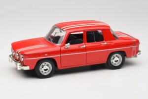 Renault 8 Gordini Röd Solido 1:18 9018-M1 Metall