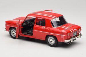 Renault 8 Gordini Röd Solido 1:18 9018-M1 Metall — bild 5 av 8