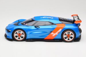 Alpine A110-50 Blå & Orange Norev 1:18 185147 Metall — bild 3 av 6