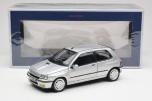 Renault Clio 16S Mk1 Iceberg Grå Norev 1:18 185256 Metall — bild 8 av 8