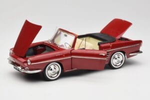 Renault Floride Cabriolet Röd Norev 1:18 185175 Metall — bild 2 av 8