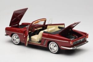 Renault Floride Cabriolet Röd Norev 1:18 185175 Metall — bild 5 av 8