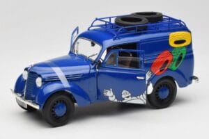 Renault Juvaquatre Michelin Blue Solido 1:18 82008 Metall — bild 2 av 8