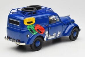 Renault Juvaquatre Michelin Blue Solido 1:18 82008 Metall — bild 3 av 8
