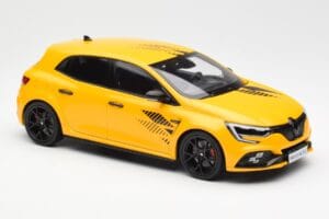 Renault Megane RS Mk4 Ultime Sirius Gul Norev 1:18 185395 Metall — bild 4 av 6