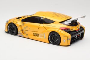 Renault Megane Trophy Showcar Gul Eurocup Megane Trophy 2011 Norev 1:18 185109 Metall — bild 6 av 8
