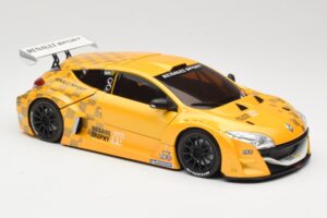 Renault Megane Trophy Showcar Gul Eurocup Megane Trophy 2011 Norev 1:18 185109 Metall — bild 7 av 8