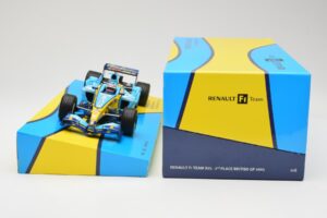 Renault R25 #5 F. Alonso 2nd Place British GP 2005 Minichamps 1:18 147051105 Metall — bild 6 av 6