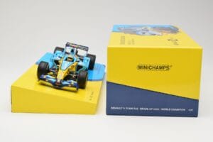 Renault R26 #1 F. Alonso F1 World Champion Brazilian GP 2006 Minichamps 1:18 147061801 Metall — bild 6 av 6
