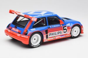 Renault R5 Maxi Turbo #5 Philips J-L. Busquet Superproduction 1987 Otto 1:18 OT1094 Resin — bild 2 av 6