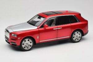 Rolls-Royce Cullinan Röd Med Shadow Wheels OEM 1:18 028-18A Metall