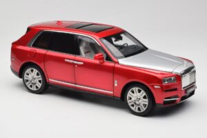 Rolls-Royce Cullinan Röd Med Shadow Wheels OEM 1:18 028-18A Metall — bild 6 av 8