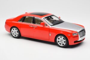 Rolls-Royce Ghost Röd & Silver Kyosho 1:18 008802RS Metall — bild 6 av 8