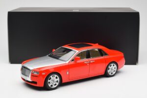 Rolls-Royce Ghost Röd & Silver Kyosho 1:18 008802RS Metall — bild 8 av 8