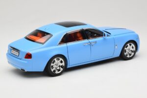 Rolls-Royce Ghost Series I Ljusblå Kyosho 1:18 08802LB Metall — bild 3 av 8