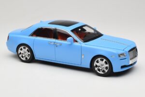 Rolls-Royce Ghost Series I Ljusblå Kyosho 1:18 08802LB Metall — bild 6 av 8