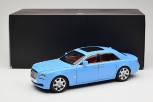 Rolls-Royce Ghost Series I Ljusblå Kyosho 1:18 08802LB Metall — bild 8 av 8