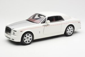 Rolls-Royce Phantom Coupe English Vit Silver Kyosho 1:18 08861EW Metall