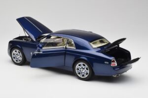 Rolls-Royce Phantom Coupe Metropolitan Blå Kyosho 1:18 08862BLM Metall — bild 5 av 8