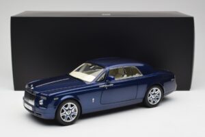 Rolls-Royce Phantom Coupe Metropolitan Blå Kyosho 1:18 08862BLM Metall — bild 8 av 8