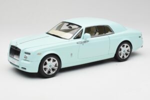 Rolls-Royce Phantom Coupe Turchese Blå Kyosho 1:18 08862TBL Metall